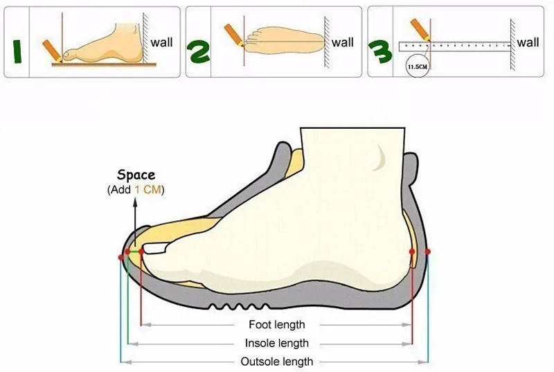 measure foot length