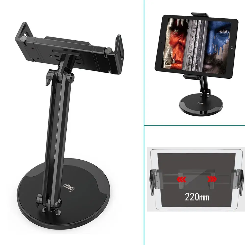 

Angle Hight Adjustable Heavy Metal Base Table Stand Holder Bracket Playstand For Nintend Switch NS Accessories Phone Tablets