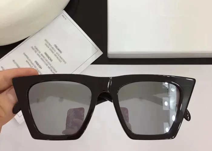 ZHS Мода 41468 стиль градиент кошачий глаз солнцезащитные очки для женщин Рамки Винтаж Для бренд дизайн защита от солнца очки - Название цвета: Серебристый