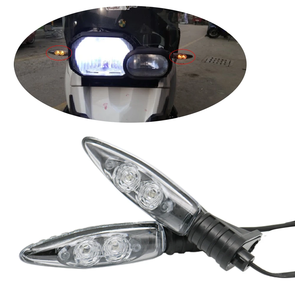 

Front Indicator Turn Signal Light LED For BMW R1200GS ADVENTURE 2009-2014 S1000 RR F700GS F800GS Turn Signal Motorcycle parts