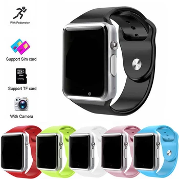 

A1 WristWatch Bluetooth Smart Watch Relogio Android Smartwatch Phone Call SIM TF Camera Sport Pedometer Watch with Touch Screen