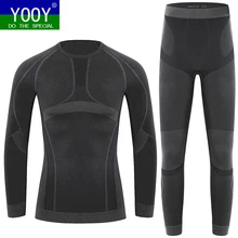 Yooy crianças conjuntos de esportes meninos de esqui conjuntos de roupa interior térmica crianças meninos meninas underwear thermo ternos quente secagem rápida longo johns