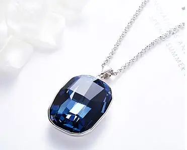 

YTF126 925 Silver Girl Necklace Birthday Wedding Party Couple Gifts
