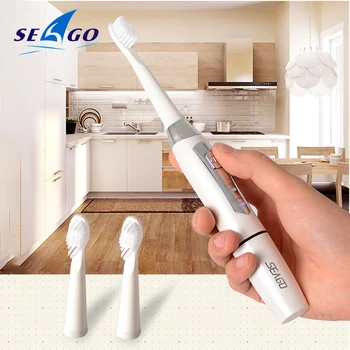 

Electric Toothbrush Sonic Smart Chip Top Quality Toothbrush Head Replaceable Whitening Healthy Teeth Brush Best Gift !