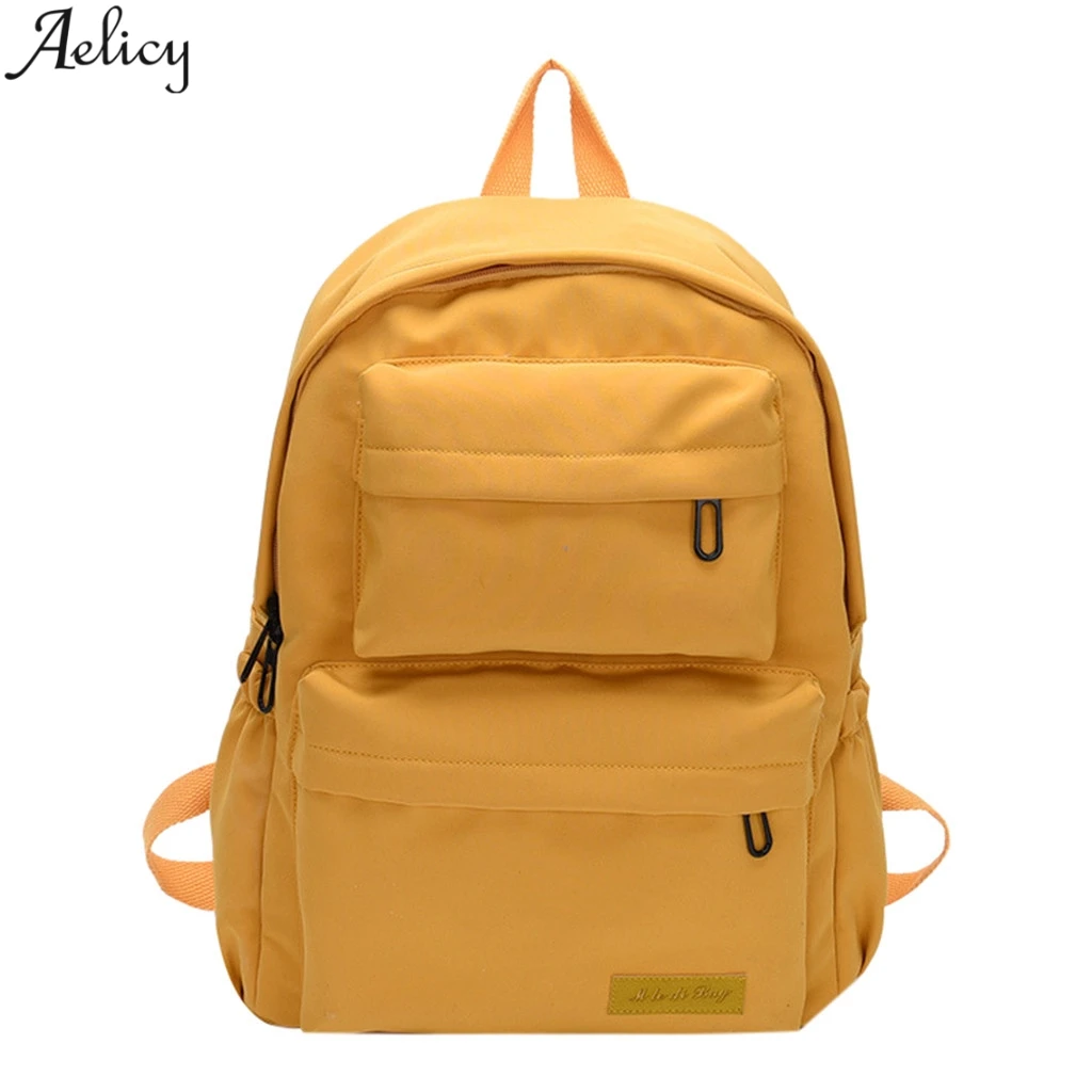 

Aelicy Fashion Lady Korea Style Oxford Large Capacity Solid Bag Fashion Student Computer School Bag Mochila De Estudiante