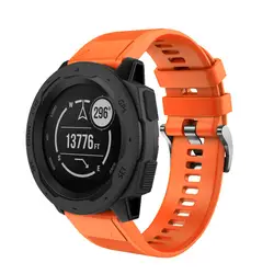 Замена Quick Release Sport мягкий силиконовый браслет группа 22 мм для Garmin Instinct новое поступление