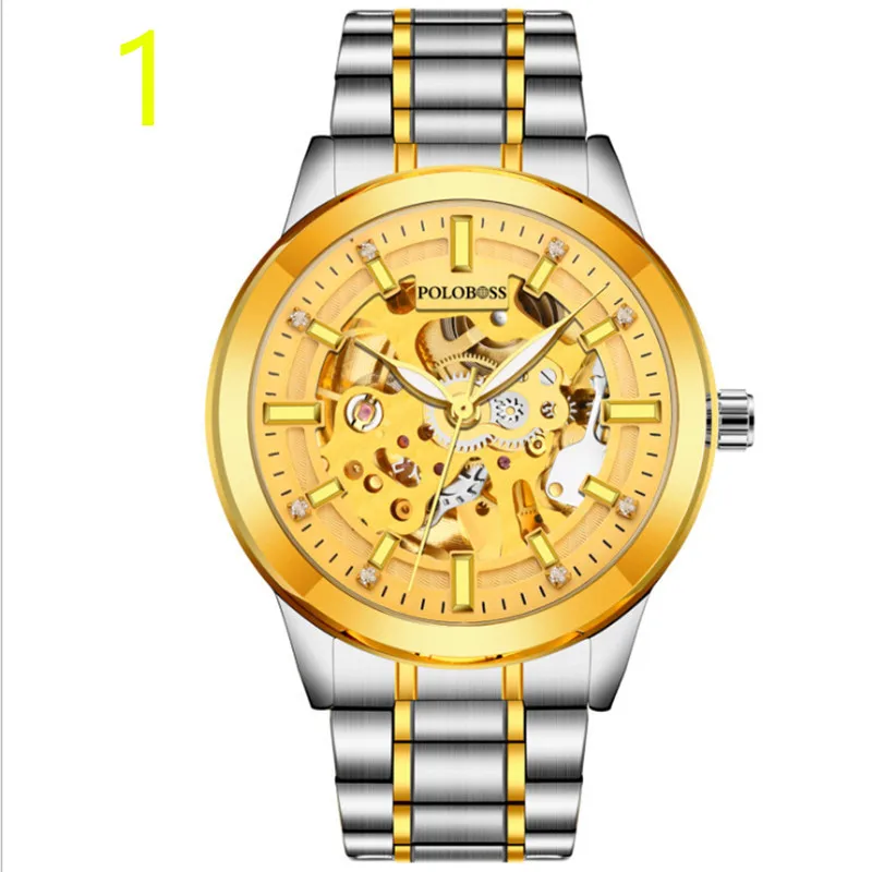 

The 2019 brand senior luxury men's business quartz watch shows the manliness.09