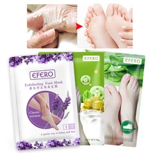 EFERO 3 пары = 6 шт. Детские отшелушивающие маски для ног отшелушивают маски для ног удаляют омертвевшую кожу маска для пилинга ступней пилинг для ног Уход за ногами