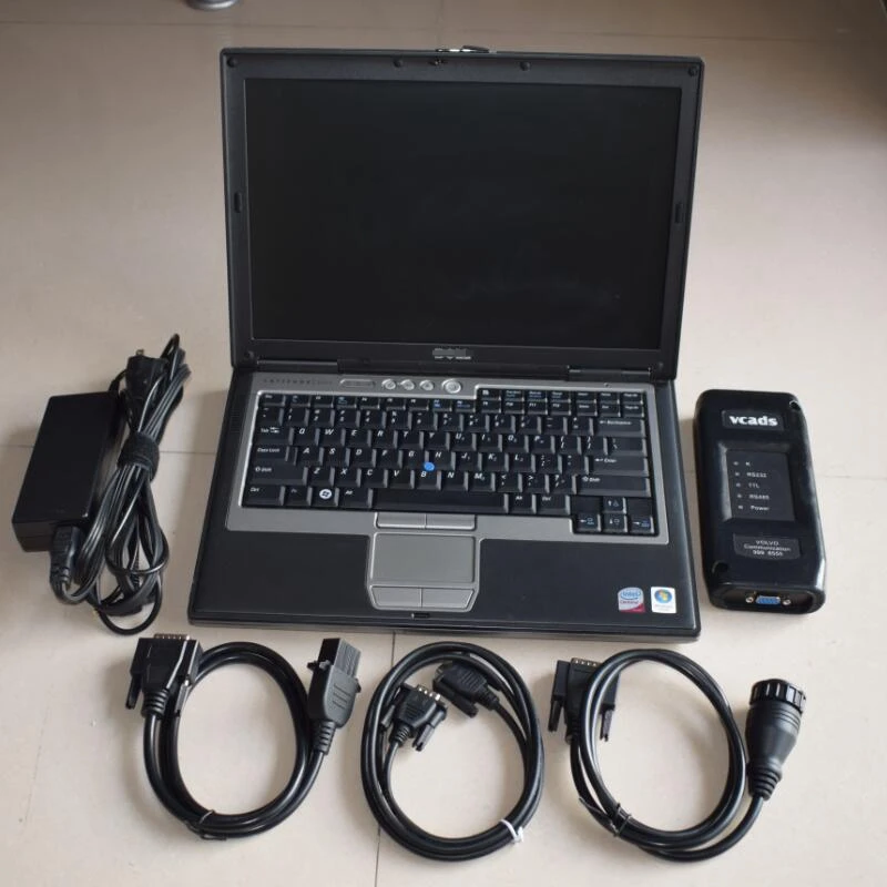 

2019 Scanner Truck Diagnosis vcads V2.4 for v-olvo truck scanner with software installed in SSD / hdd and d630 laptop Ready use
