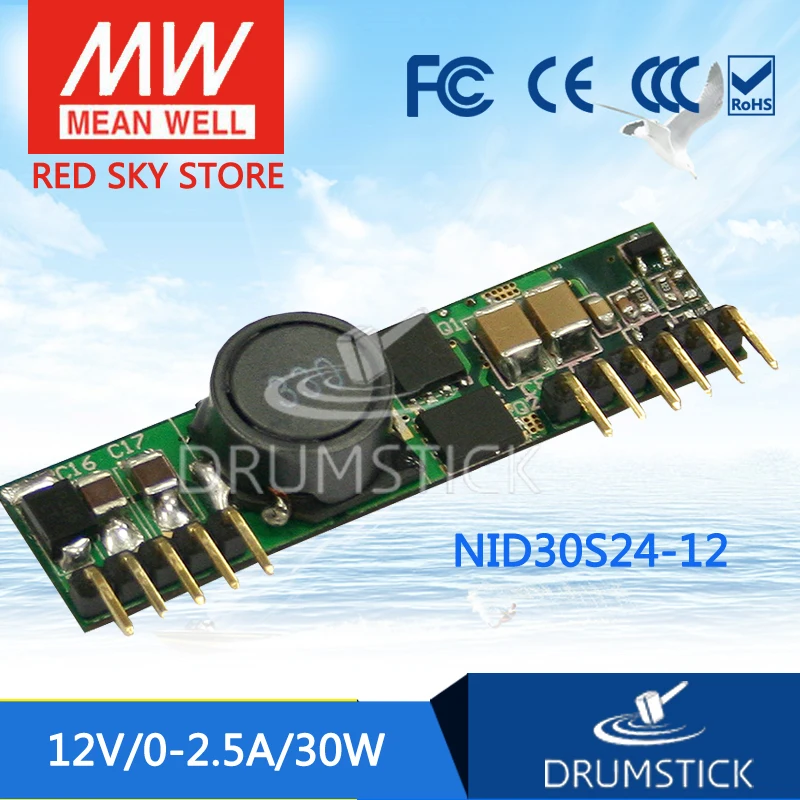 

Selling Hot MEAN WELL NID30S24-12 12V 2.5A meanwell NID30 12V 30W DC-DC Non-isolated Single Output Converter