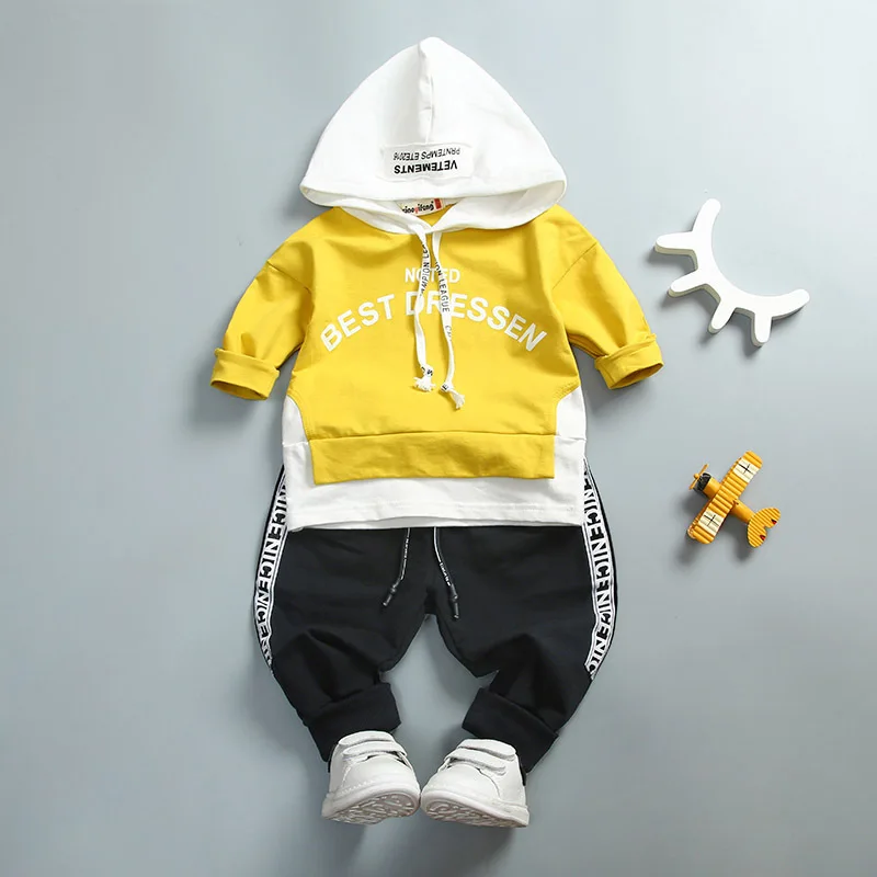

New 2018 Baby Boys Clothing Sets Spring Autumn Fashion Sport Baby Boys Sweatshirt+Pants 2pcs Kids Clothes Suits cotton