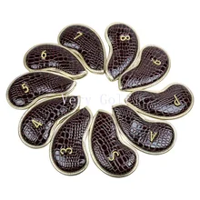 10 шт./компл. Гольф клуб Железная Голова Чехлы для мангала комплект очень высокое качество Гольф железный шлем подходят для большинства брендов