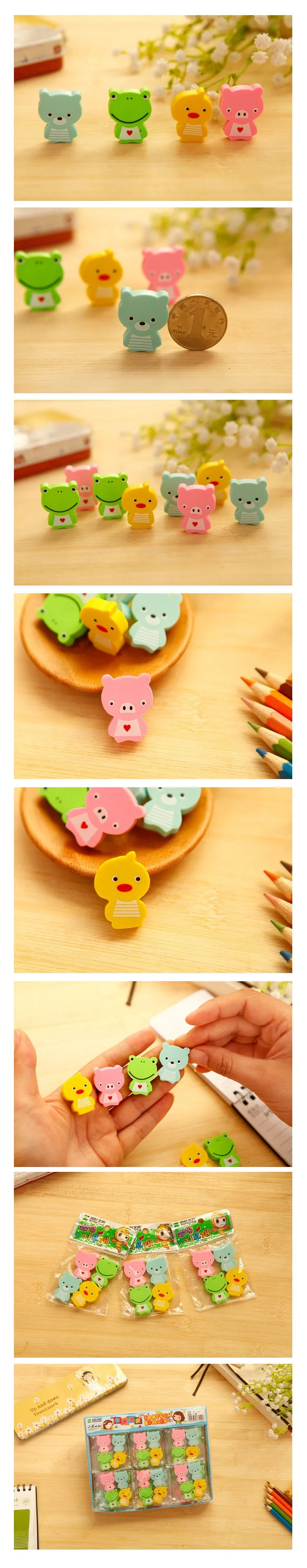 Cute-Cartoon-Series-Animal-Erasers-Frog-Bear-Duck-Pig-Eraser-Student-Prize-Kindergarten-Gift-Prizes7