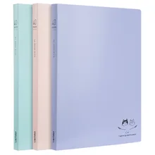 Информационный буклет А4 Папка прозрачная вставка многослойная вставка сумка 30 страниц Студенческая тестовая бумага папка музыкальный зажим для листов