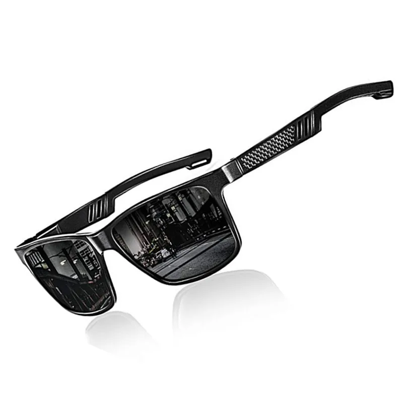 

Aluminum Magnesium square Sunglasses Men Polarized Mirrored Fishing Driving Vintage Sun Glasses For Male gafas de sol hombres