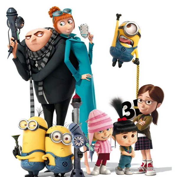 despicable me cartoon characters 23 23cm square towel 39346 in bath