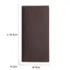 Mens Long Crazy Horse Leather Wallets Men Genuine Wallet Clutch Vintage Male Purse 3