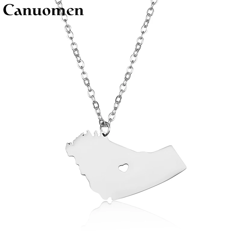Buy Northwest Territories Map Pendant Necklaces Canada