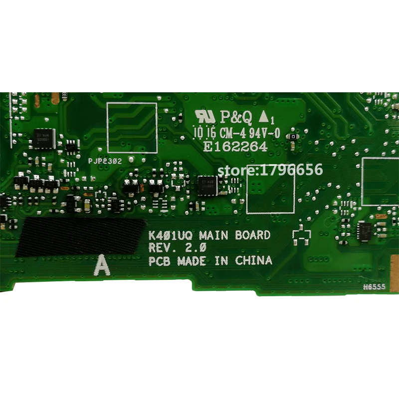  K401UQ Laptop motherboard 8GB RAM i5-6200U cpu for ASUS K401UB K401U A401U K401UQ K401UQK mainboard