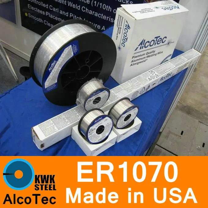 

ER1070 AlcoTec Made in USA Pure Aluminum Welding Wire Almigweld Premium Quality AL Welding Wire 1-2.4mm