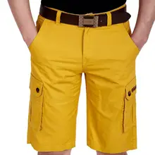 Летний Мужская Мода Повседневное карго шорты со множеством карманов Пляжные шорты 0606-002