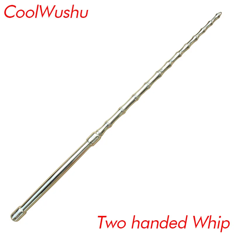 Martial art Two handed whip wushu Self-defense weapon chinese kung fu Portable vehicle Stainless steel Home Defense send bag Martial art Two handed whip wushu Self-defense weapon chinese kung fu Portable vehicle Stainless steel Home Defense send bag