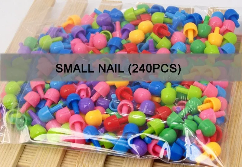 MOTOHOOD 290pcs Nail Bullet Intelligence Toys Girl Boy Assemblage Models & Building Toys For Children Kids Plastic Blocks  (5)