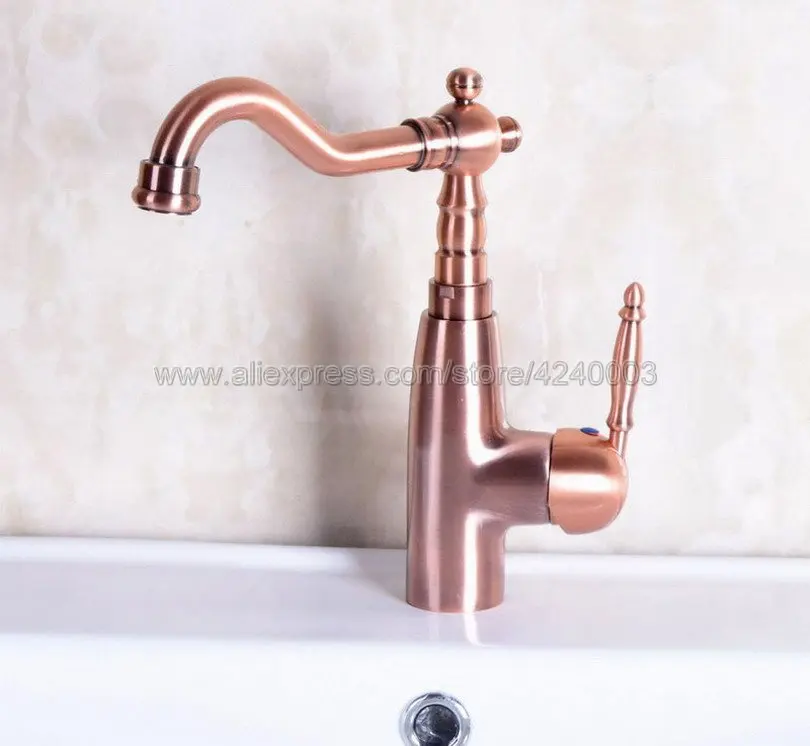 العتيقة النحاس الأحمر سطح جبل صنبور الحمام الغرور المصارف خلاط صنبور الباردة والساخنة مياه الحنفية Knf131 العتيقة النحاس الأحمر سطح جبل صنبور الحمام الغرور المصارف خلاط صنبور الباردة والساخنة مياه الحنفية Knf131