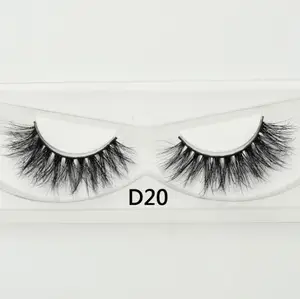 Ресницы Visofree, объемные норковые ресницы для наращивания, без жестокости, для макияжа, накладные ресницы D20 - изображение