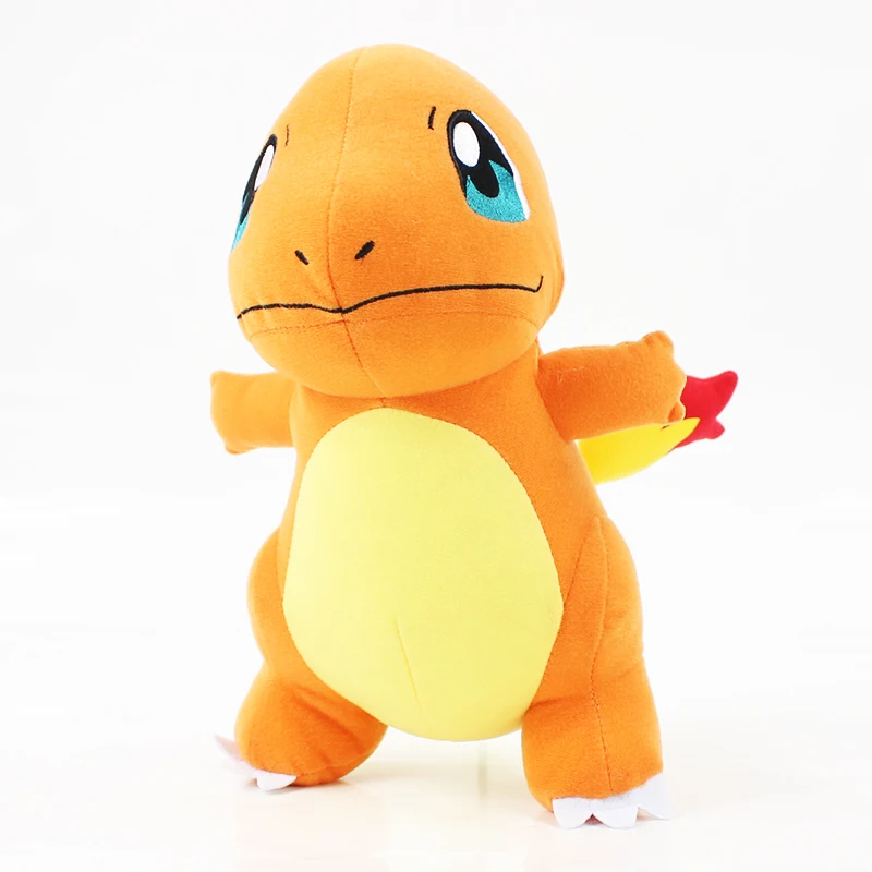 28cm Cute Anime Charmander Dragon Plush Toy Hitokage Soft Stuffed Standing Dragon Toy Game Soft Doll Free Shipping