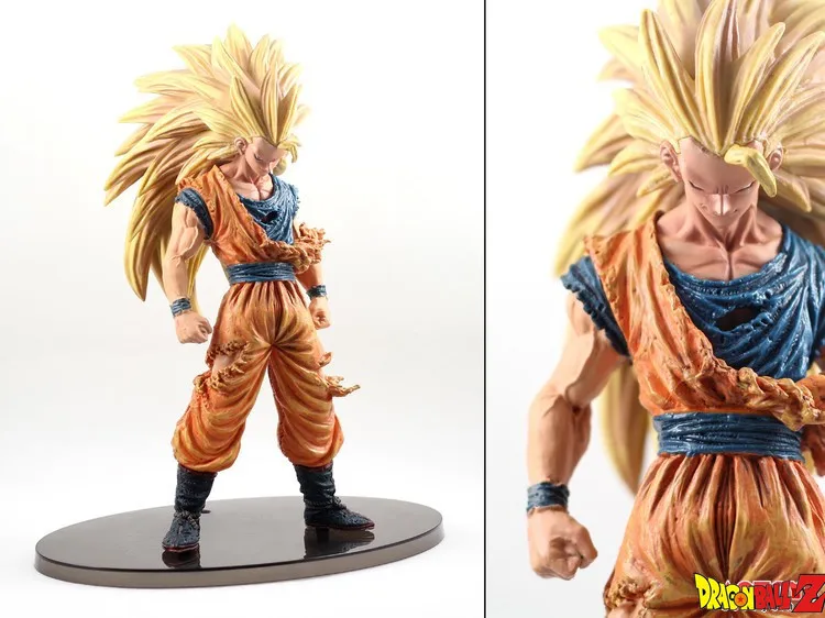 Экшн Фигурка Сон Гоку из аниме Супер сайян 3 21 см|son goku|super saiyan 3anime dragon ball |