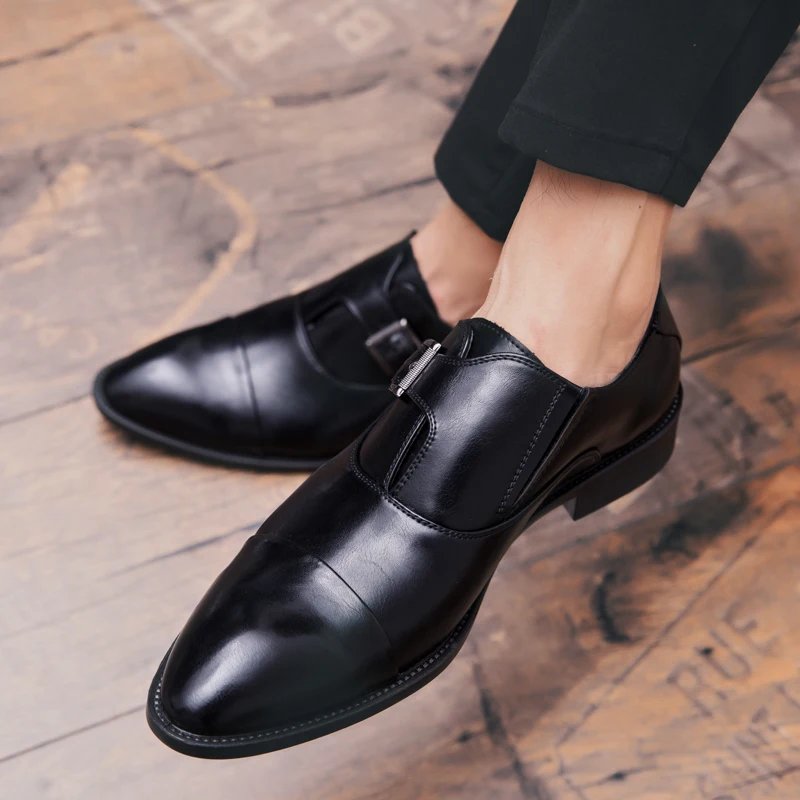 

Luxury Brand Leather Mens Formal Shoes Dress Shoes Fashion Oxford Business Design Oxford Wedding Shoes For Male Big Size 47