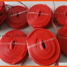 15 мм x 2 м 160 Вт 220 В высококачественный гибкий силиконовый нагревательный элемент ремень с обогревом силиконовая резиновая труба Нагреватель Водонепроницаемый Электрический