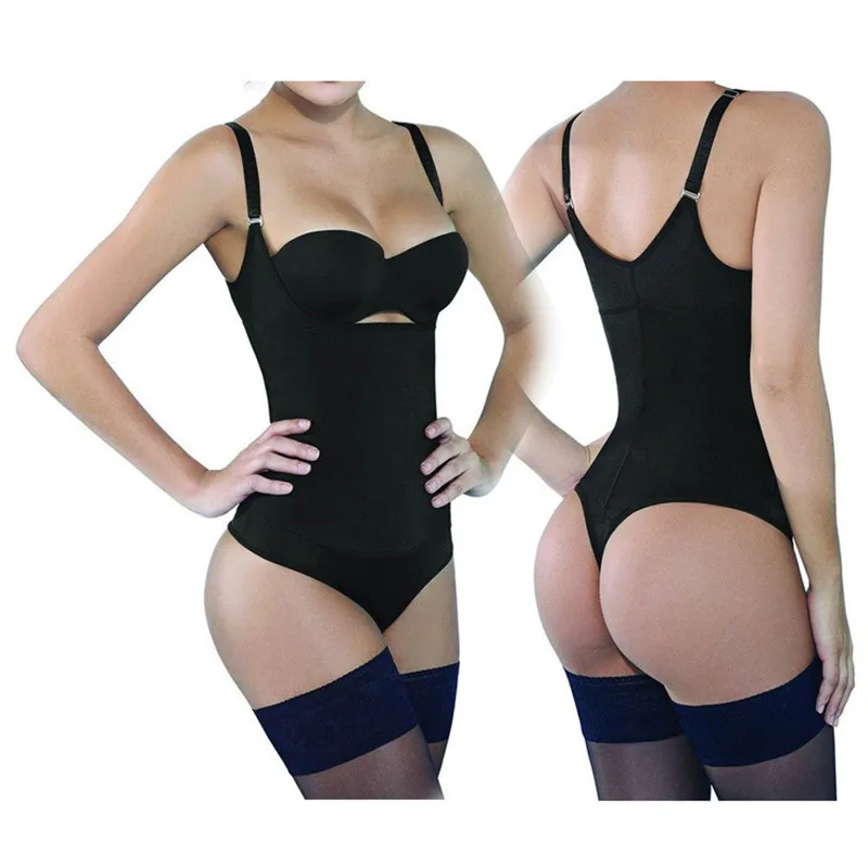 Buy 1pc Women's Seamless Firm Control Shapewear Open
