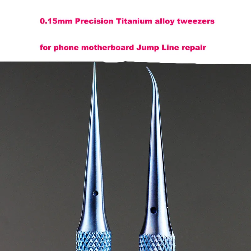 PHONEFIX Precision Titanium Alloy Fly Line Fingerprint Repair Tweezers Copper Link Wire Repair Tool For Mobile Phone Repair PHONEFIX Precision Titanium Alloy Fly Line Fingerprint Repair Tweezers Copper Link Wire Repair Tool For Mobile Phone Repair