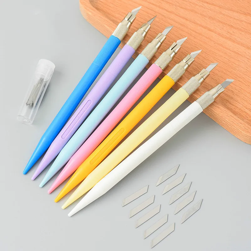 

Rubber Stamp Special Engraving Pen Knife Manual Paper Cutter Craft Pen Knives School DIY Scrapbooking Stationery Supplies