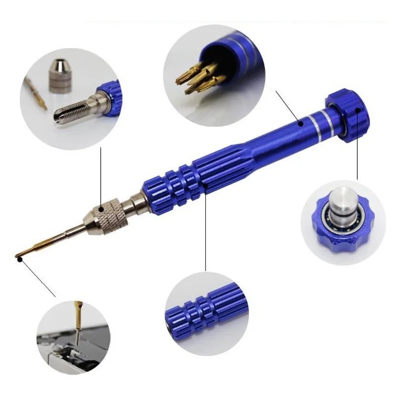 Universal 5 in 1 Smartphone Repair Open Tools Kit Disassemble Precision