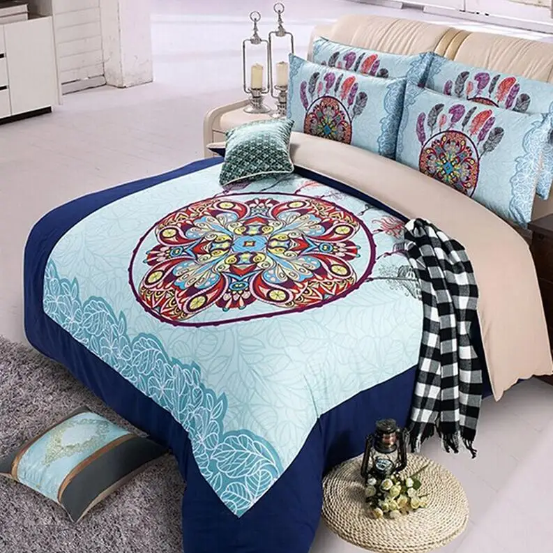 

Indians Dreamcatcher Bedding Set Without Filler Twin Full Queen Size 3/4pcs Duvet Cover Set Home Textile Free Shipping