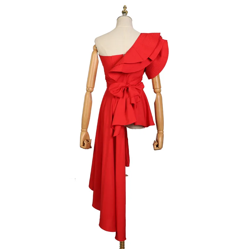 fashion 2019 new red pleated irregularwomen blouse sleeveless bow tie summer party ladies blouse chic black white bluse shirts fashion 2019 new red pleated irregularwomen blouse sleeveless bow tie summer party ladies blouse chic black white bluse shirts
