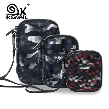 

IKSNAIL Military Earphone Case Hard Drive Carrying Pouch For Airpods Bags Portable External HDD Power Bank Digital Accessories