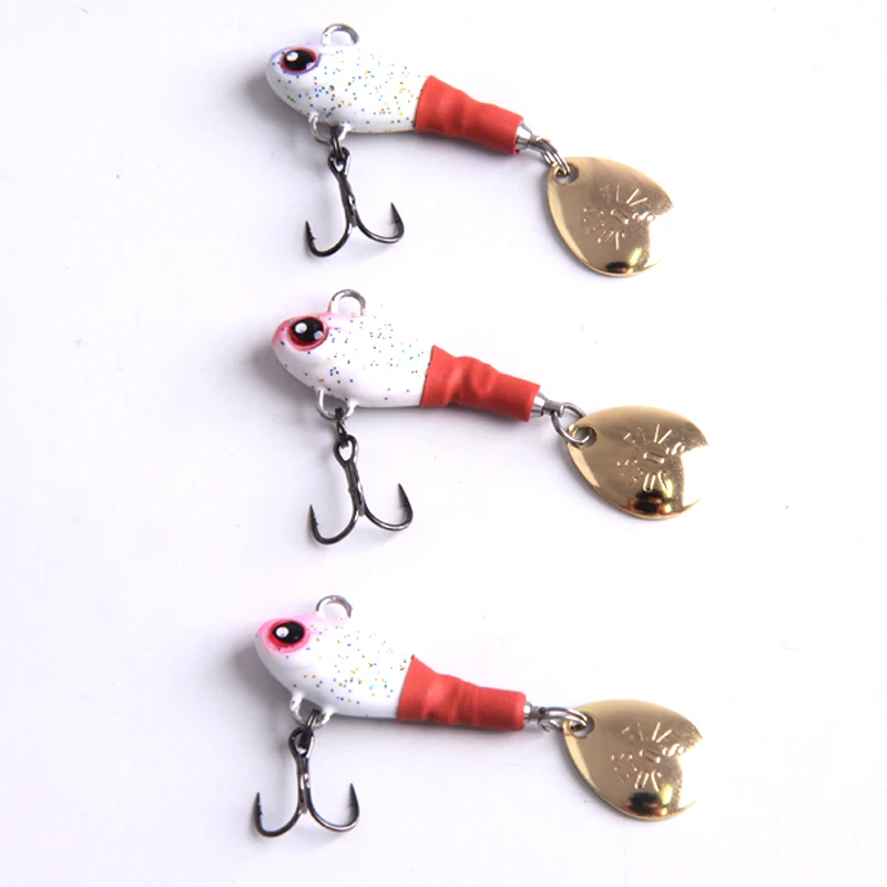 Fishing lure 1Pcs 7.4g 4.8cm Artificial Lures Fishing Tackle 3D Eyes With sequins and sharp hooks Hard Bait fishing accessories