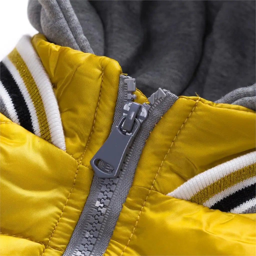 Hooded Down Jackets For Boys Yellow Baseball Coat Parkas Winter Jacket For Boy Thicken Warm 2-8 Years jongens J01