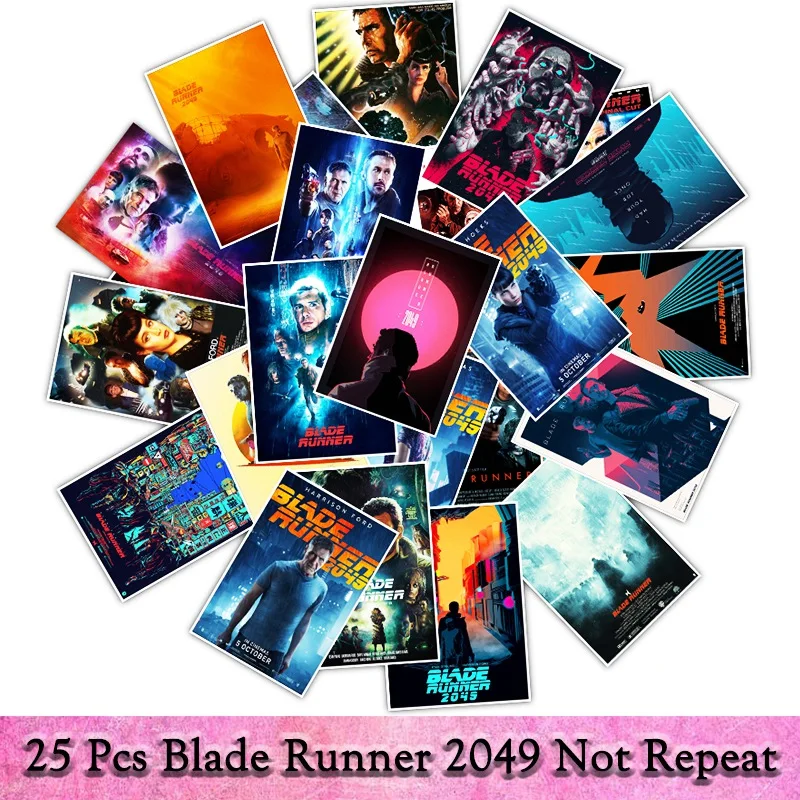 

25PCS Blade Runner 2049 DIY stickers For Kids Toys Classic Movie Waterproof Sticker for Suitcase Laptop Fridge Decals