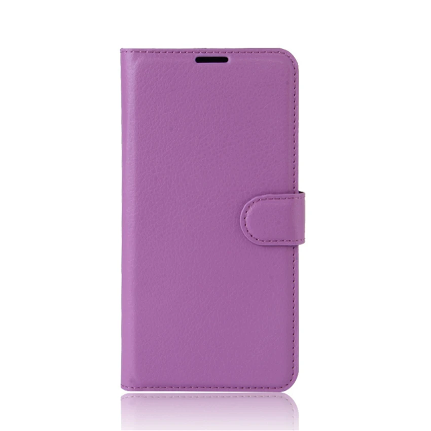 Для Asus Zenfone Max Pro M1 ZB601KL/ZB602KL Чехол кожаный флип-чехол для телефона кошелек кожаный чехол-подставка чехлы-флип - Цвет: Фиолетовый