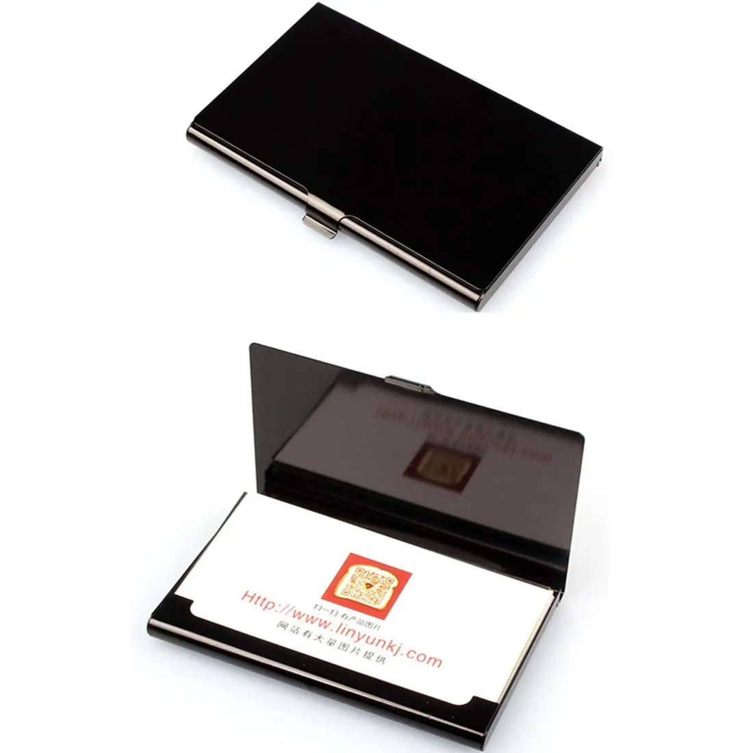 

DCOS Creative Aluminum Holder Useful Box Cover Credit Business Card Wallet
