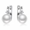 Sinya-boucles d'oreilles pour femmes en argent sterling 925, couleur en option, bijoux fins, diamètre 8-8.5mm offre spéciale ► Photo 1/6