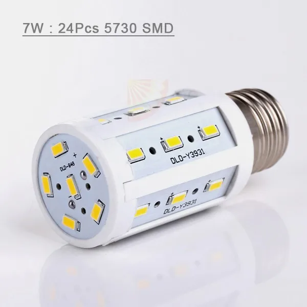 1 шт. CE E27 E14 5730 5630 SMD СВЕТОДИОДНЫЙ кукурузный светильник переменного тока 220 В переменного тока 110 В 5 Вт 7 Вт 12 Вт 15 Вт 25 Вт 30 Вт 40 Вт 50 Вт светящийся Точечный светильник светодиодный светильник