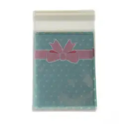 2X50 в 1 мешок точка голубой бабочкой мешок для конфет Сладкий Cookie