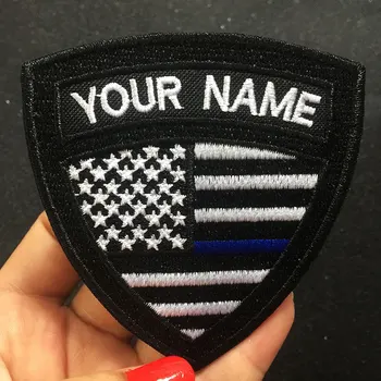 

Custom Embroidery Name Patch, 2 pcs Personalized Military Number Tag Customized Logo ID For Multiple Clothing Bag