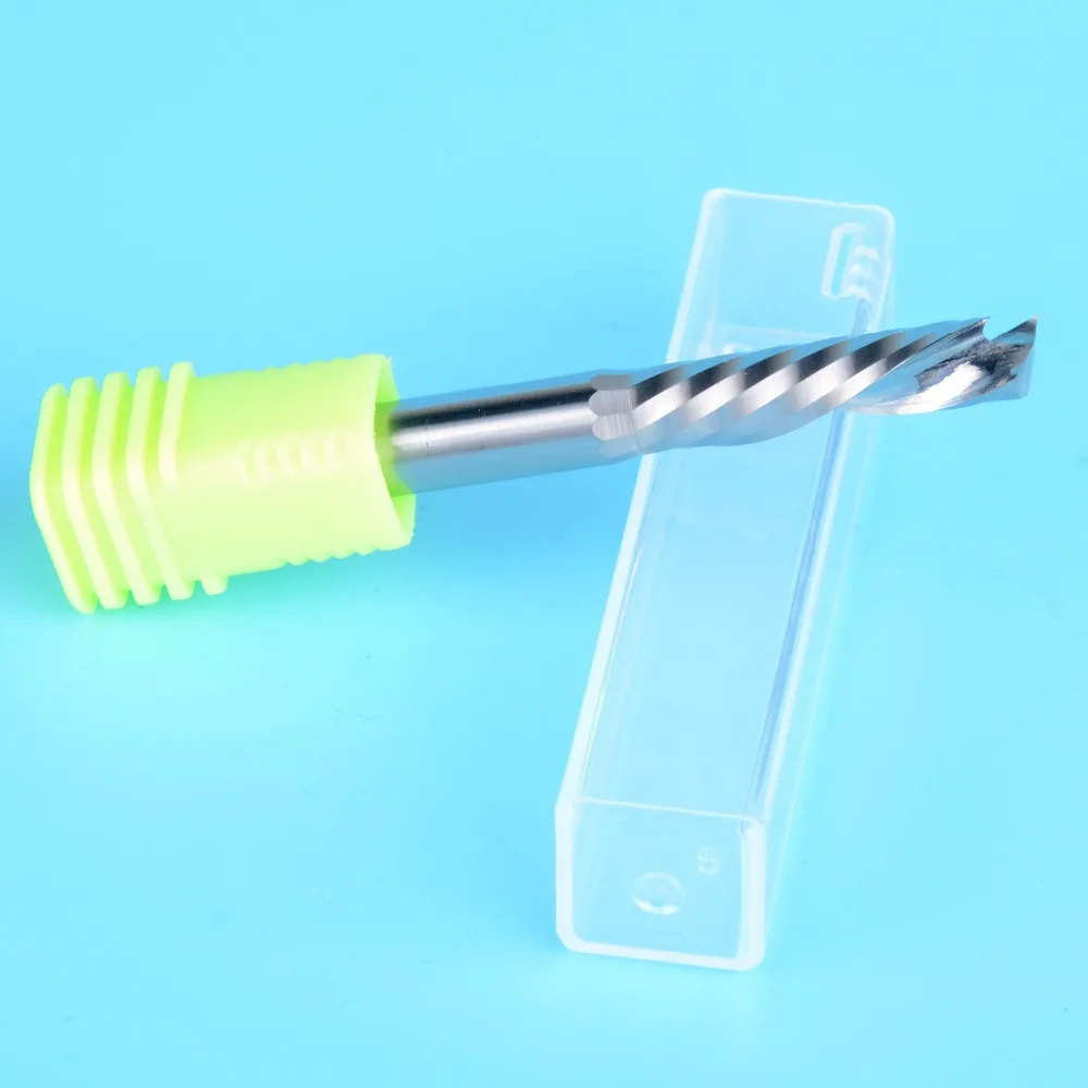 

2pcs Up Down Cut 5x17MM Single Flute AAA Solid Carbide CNC Router Endmill Compression Wood Tungsten End Milling Cutter Tool Bit
